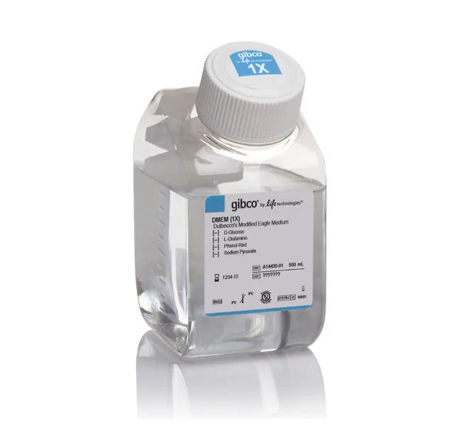 DMEM Low Glucose, no Phenol Red (500 mL)