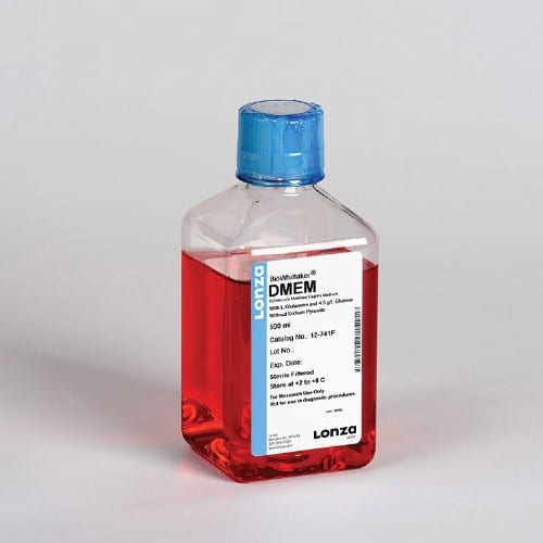 DMEM High Glucose, GlutaPlus, HEPES, sodium pyruvate (500 mL)