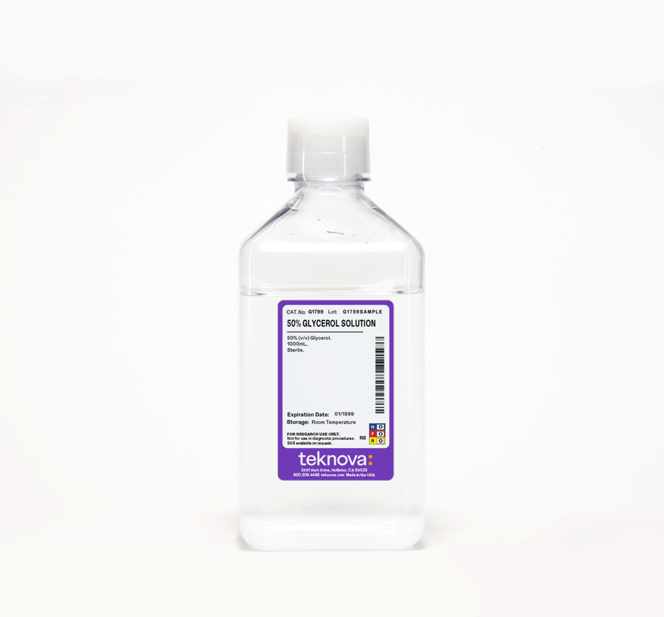 Sterile glycerol (50%) (100 mL)