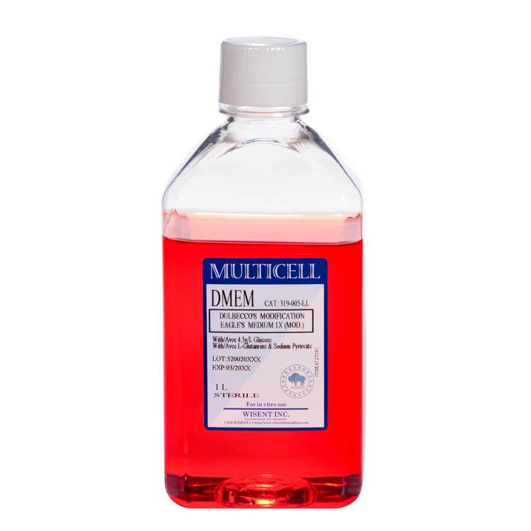 DMEM High Glucose, GlutaPlus, 1.5 g/L sodium bicarbonate (500 mL)