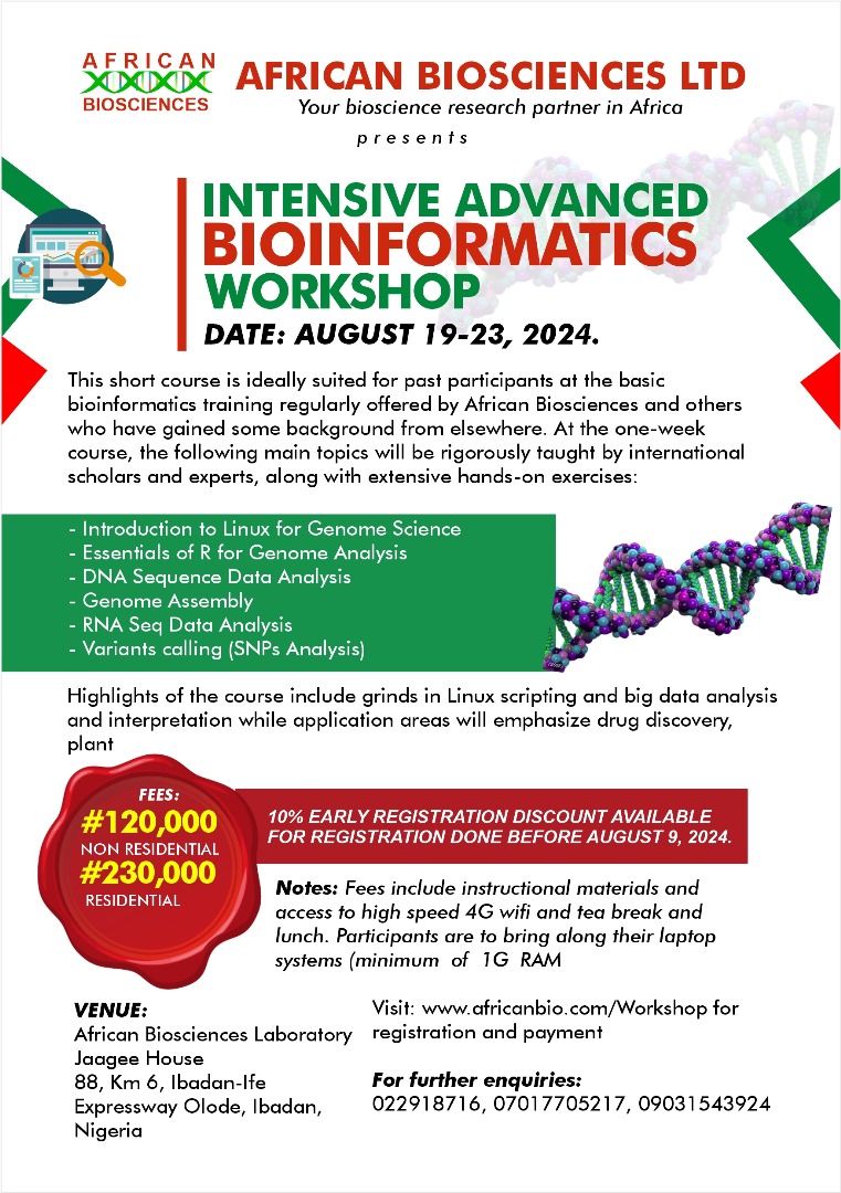 African Biosciences November Biological Course